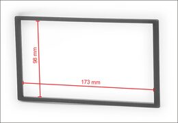 2DIN univerzální redukční rámeček