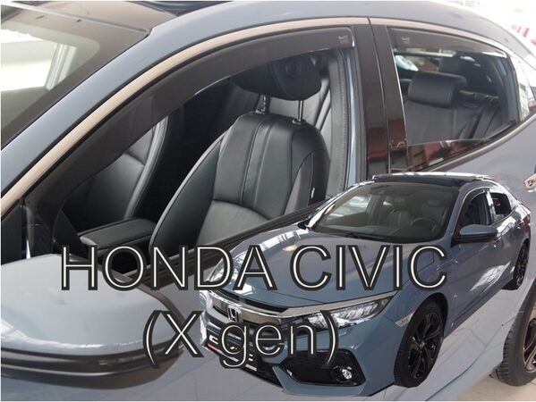 Ofuky oken - Honda Civic 5D r.v. 2017-> (+zadní)