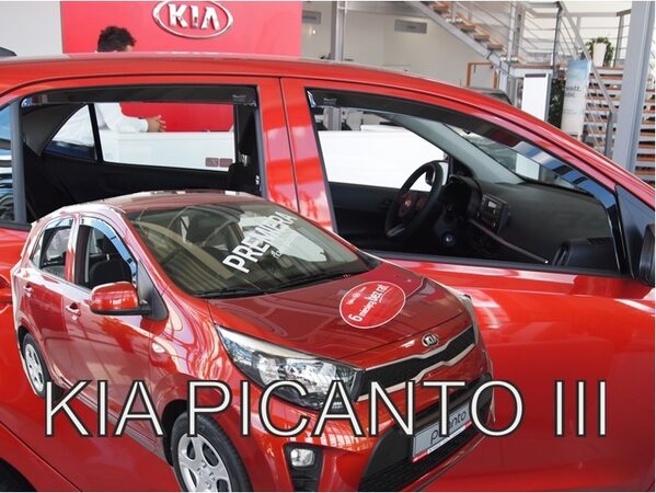 Ofuky oken - Kia Picanto III 5D r.v. 2017-> (+zadní)