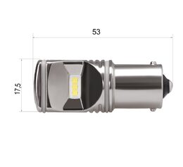 CSP LED BA15S bílá 12-24V, 3x10W chrom
