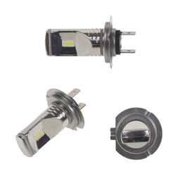 CSP LED H7 bílá, 12-24V, 3x10W, chrom
