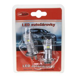 CSP LED H7 bílá, 12-24V, 3x10W, chrom