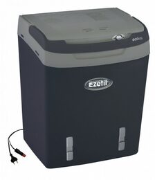 Autolednička Ezetil E32 12/230V A++ 30L fixace pásem, šedivá + Bluetooth teploměr ZDARMA