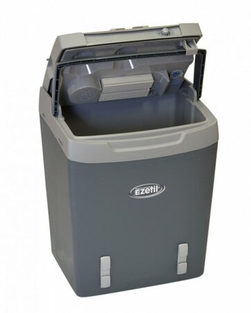 Autolednička Ezetil E32 12/230V A++ 30L fixace pásem, šedivá + Bluetooth teploměr ZDARMA