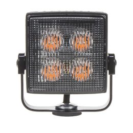 Výstražné LED světlo vnější, oranžové, 12-24V, ECE R65