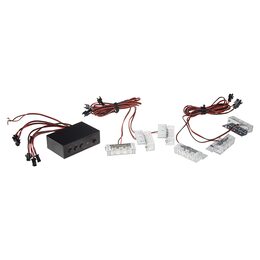 PREDATOR LED do mřížky, 12V, oranžový, 12x48x15mm