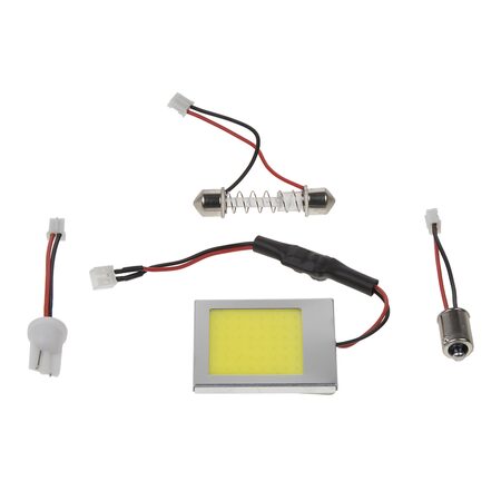 COB LED panel 37x42mm 12-24V, 48LED/0,5W