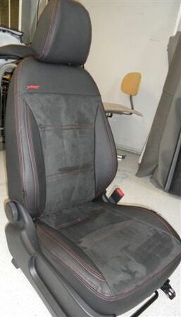 Autopotahy kožené FIAT SCUDO, 6 míst, od r. 2007, kůže a alcantara