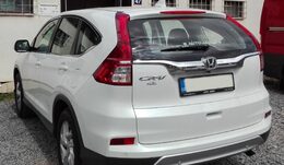 Autopotahy HONDA CR-V IV, od r. 2012, AUTHENTIC LEATHER, černobílé