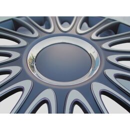 Kryty kol 14" LEMANS SILVER/BLACK - 4 ks