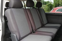 Autopotahy VOLKSWAGEN T6 TRANSPORTER, MULTIVAN, 9 míst,1+2+2+1+3, od r. 2015, šedo černé