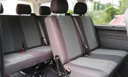 Autopotahy VOLKSWAGEN T6 TRANSPORTER, MULTIVAN, 9 míst,1+2+2+1+3, od r. 2015, šedo černé