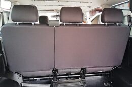 Autopotahy VOLKSWAGEN T6 TRANSPORTER, MULTIVAN, 9 míst,1+2+2+1+3, od r. 2015, šedo černé