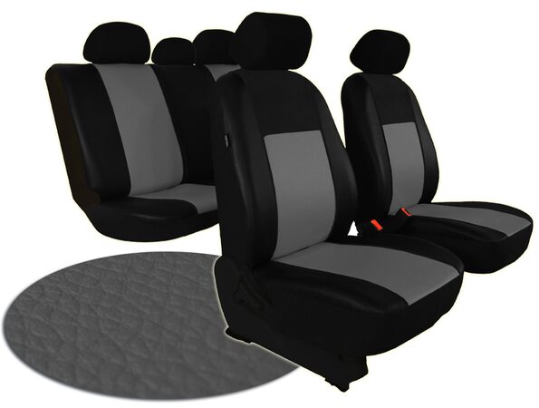 Autopotahy VW TIGUAN II COMFORTLINE, ALLSPACE, od r. v. 2016, PELLE šedé