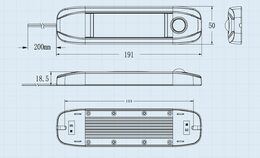 LED osvětlení interiéru univerzální 12-24V 36LED, ECE R10