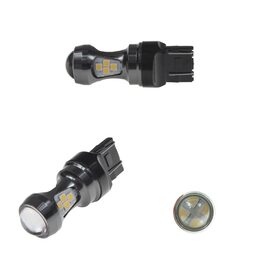 LED T20 (7443) bílá, 12-24V, 16LED/3030SMD