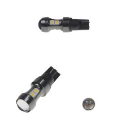 LED T10 bílá, 12-24V, 9LED/3030SMD