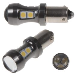 LED BAX9s bílá, 12-24V, 9LED/3030SMD