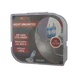 Halogen. žárovka 12V s paticí H8, Night unlimited 4300K