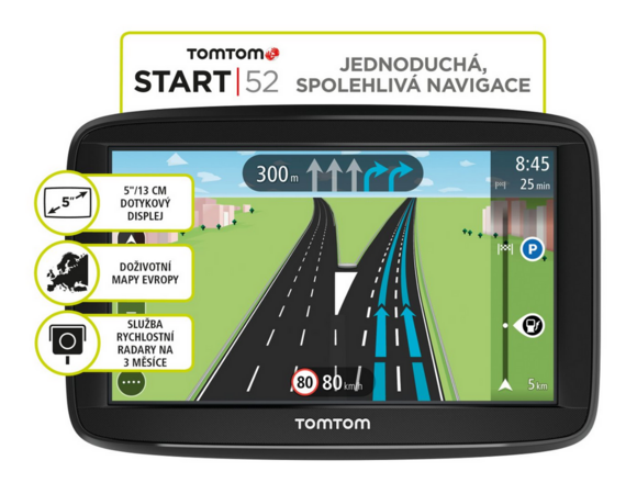 Navigace TomTom START 52 Regional CEE, LIFETIME
