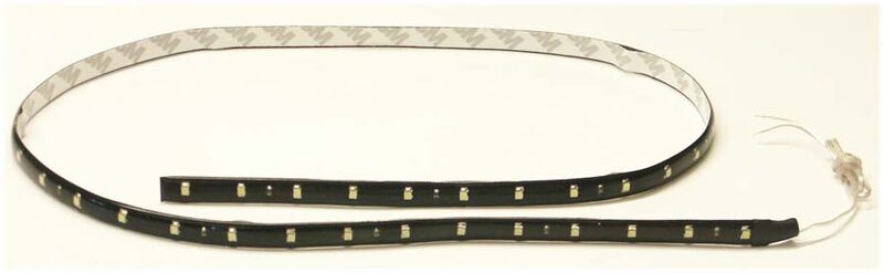 LED pásek samolepící 45ks LED 1210 čirý - 90cm 