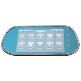 LCD monitor 7" na zrcátko s USB / SD slotem / Bluetooth