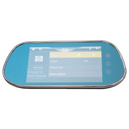 LCD monitor 7" na zrcátko s USB / SD slotem / Bluetooth