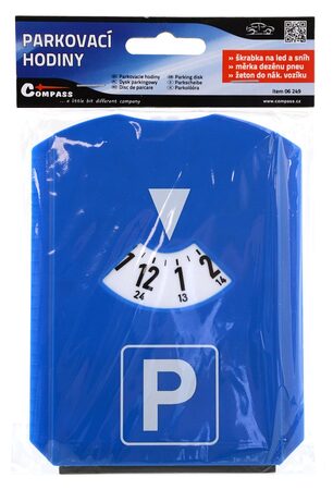 Parkovací hodiny s měřičem dezénu