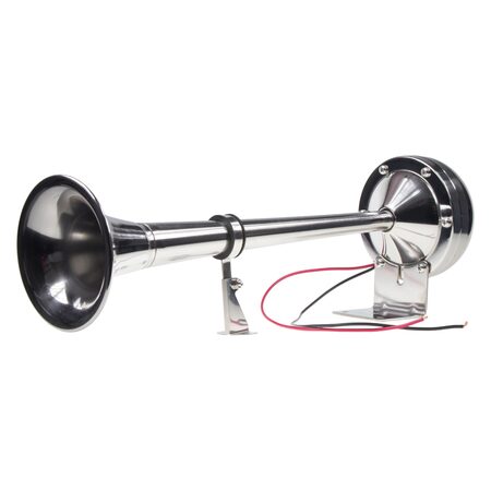 Singl-fanfára 400mm, nerezová, 12V, elektromagnetická