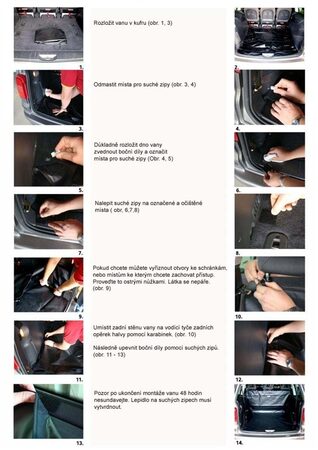 Toyota Verso, od r. 2009, BOOT- PROFI CODURA