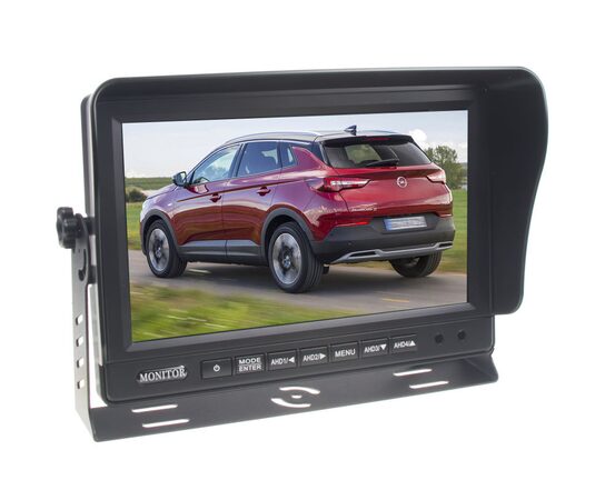 AHD 960P,720P monitor 10" s kvadrátorem a s 4x4PIN vstupy