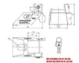 Zabezpečovací zámek kloubu ZZ-02 komplet