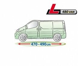 Autoplachta pro dodávky 470-490 cm - L480 KEGEL