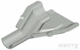 Kryt bowdenu trojúhelníkový Knott pozinkovaný
