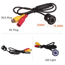 Miniaturní kamera zavrtávací 18,5mm s LED