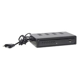 DVB-T2 / HEVC / H.265 set-top box / multimediální přehrávač s USB / SCART / HDMI / RJ45 /