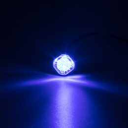 PROFI výstražné LED světlo vnější modré, 12-24V, ECE R65