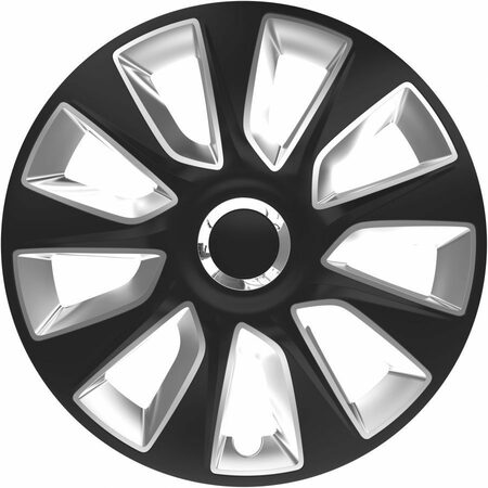 Kryty kol 13" Stratos RC black/silver - 4 ks