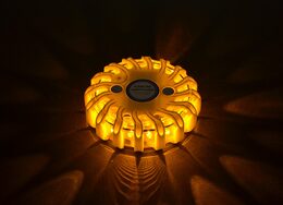 LED výstražné světlo 16LED, žluté, set 6ks
