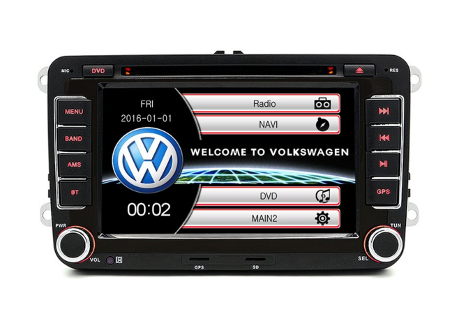 Autorádio 2DIN Geborn pro VW/Škoda 7"