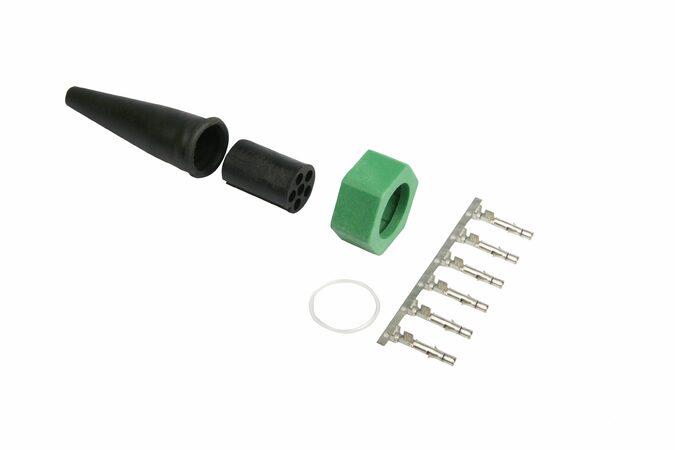 Zástrčka BAJONET 6pin zelená, FRISTOM