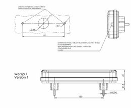 Sdružené světlo W150 (1102 L/P) LED