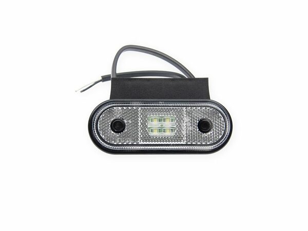 Poziční světlo FT-20 B+K LED, bílé s držákem