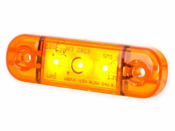 Poziční světlo W97.1 (708) boční, oranžové LED