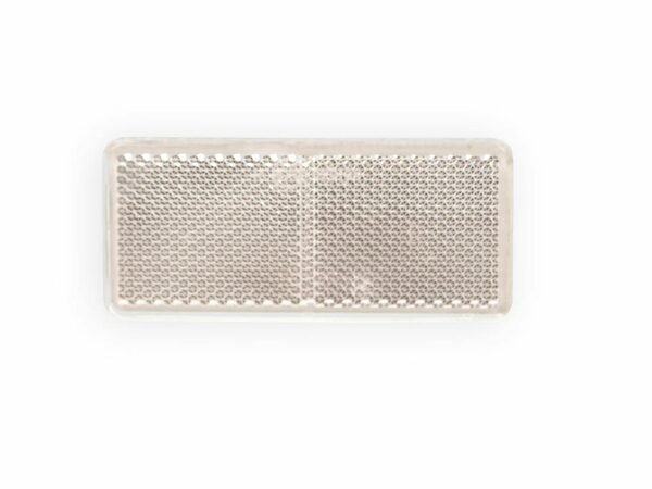 Odrazka bílá 90 x 40 mm samolepicí