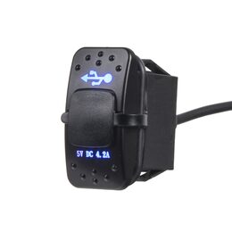 2x USB zásuvka 12/24V, 4,2A