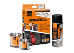 FOLIATEC dvousložková barva na brzdy černá matná (Midnight black matt)