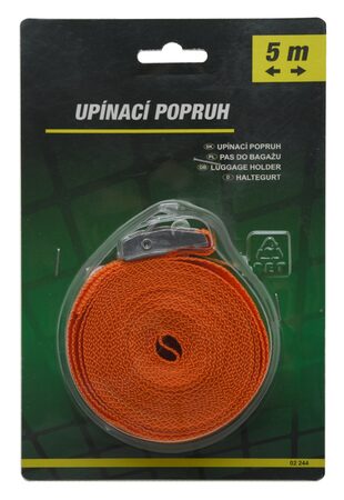 Popruh upínací 1x5m GREEN