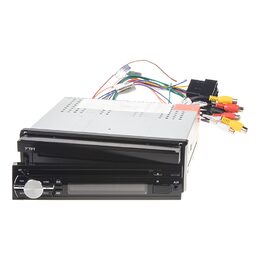 1DIN DVD autorádio s výsuvným 7" LCD, bluetooth,multicolor, SD/USB/FM/DUAL-GPS/RDS/ČESKÉ M