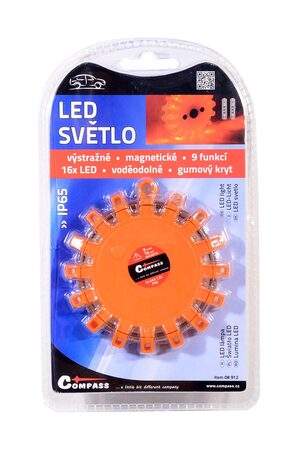 Světlo výstražné LED 9 funkcí